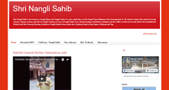 Desktop Screenshot of nanglisahib.com